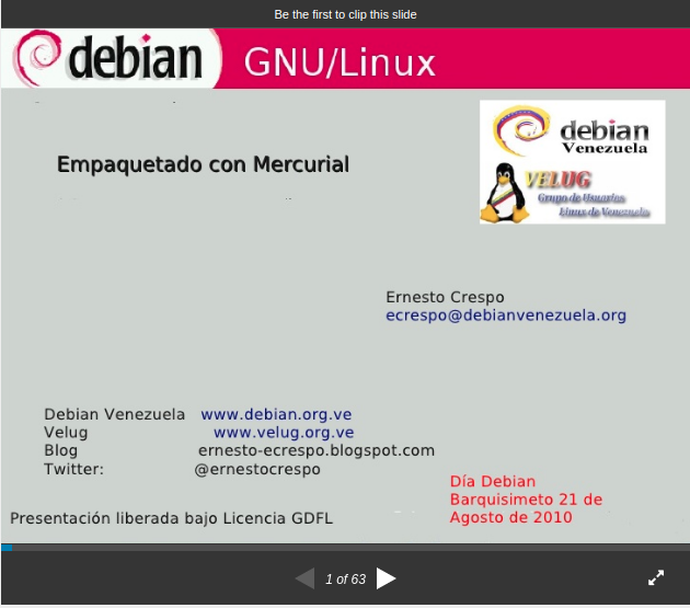 Charla día Debian 2010