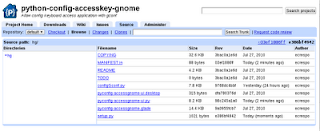 Repositorio  de Python-config-accesskey-gnome - Google Code