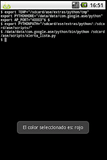Selección Simple - Salida
